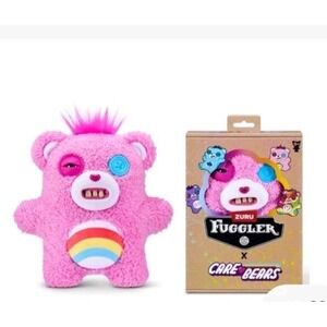Zuru Fuggler Care Bears Cheer Bear Pink Funny Ugly Plush Monster 9-Inch
